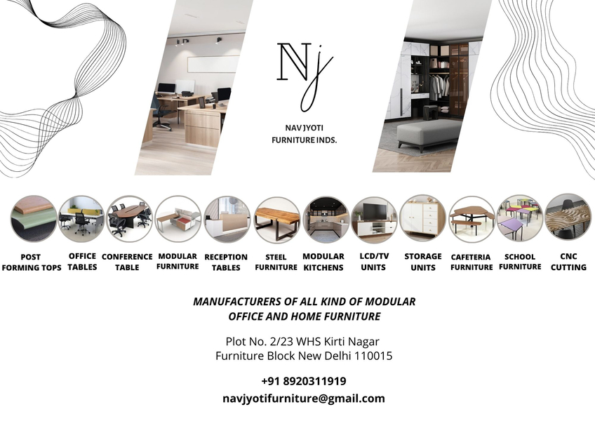 Cover photo of Nav Jyoti Furniture - Office & Home Furniture Manufacturer | Workstations | Chairs | Wardrobes